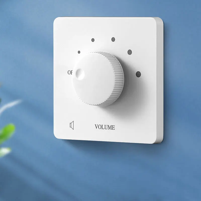 Wall Background Music Constant Pressure 20W 86 Type Tuning Switch Speaker Volume Controller Sound Regulator Tuning Board