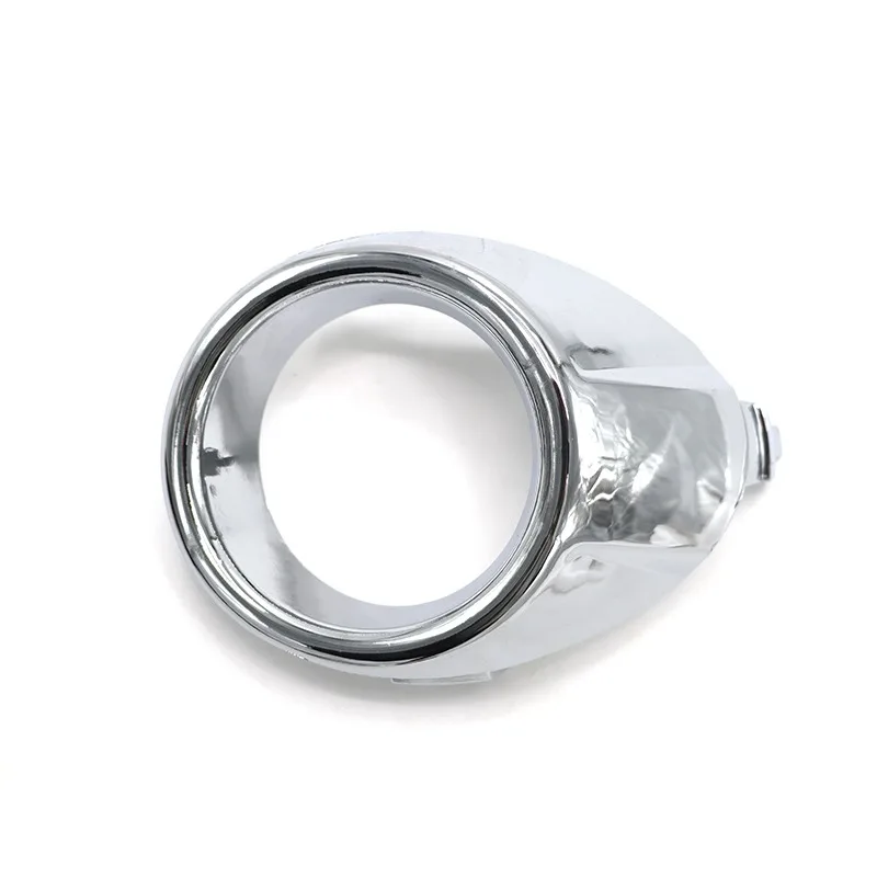 Nebelscheinwerfer-Rahmen Leuchtender Ring Schutzabdeckung Links Rechts 1 Stück Leder Chrom für Ford Fiesta 2009 2012