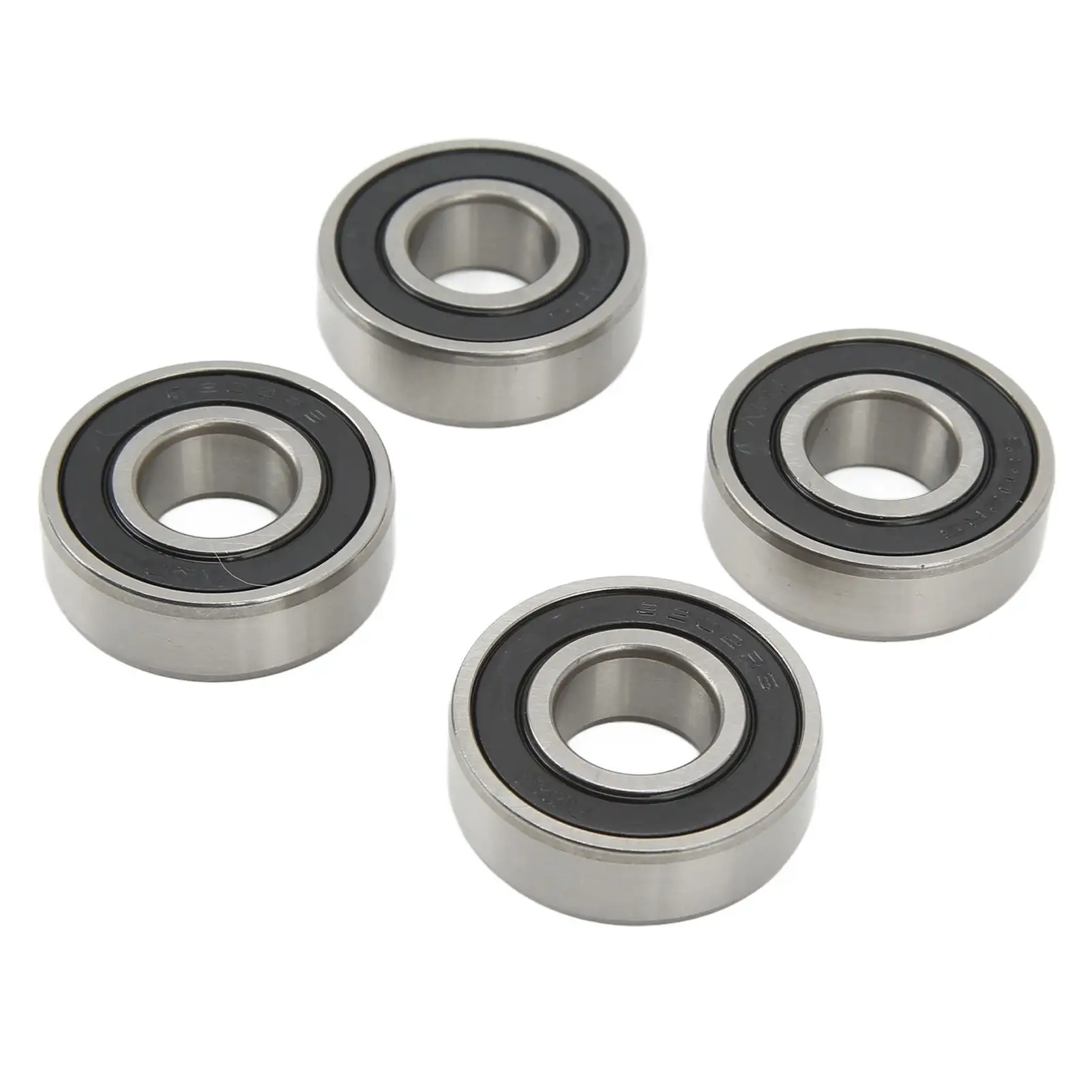 for Mini Bike Wheel Bearing 6202-RS Chrome Steel Bearing Set Quiet Operation Tough for Mini Bike