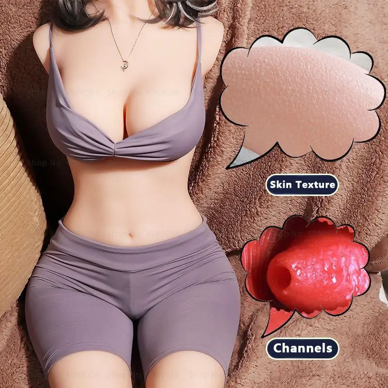 Figures 18 Adults Sex tooys for Man Adult Goods Men Sex tool Realistic Silicone Vagina Sextoy Breast Sexshop Rubber Dolls Woman