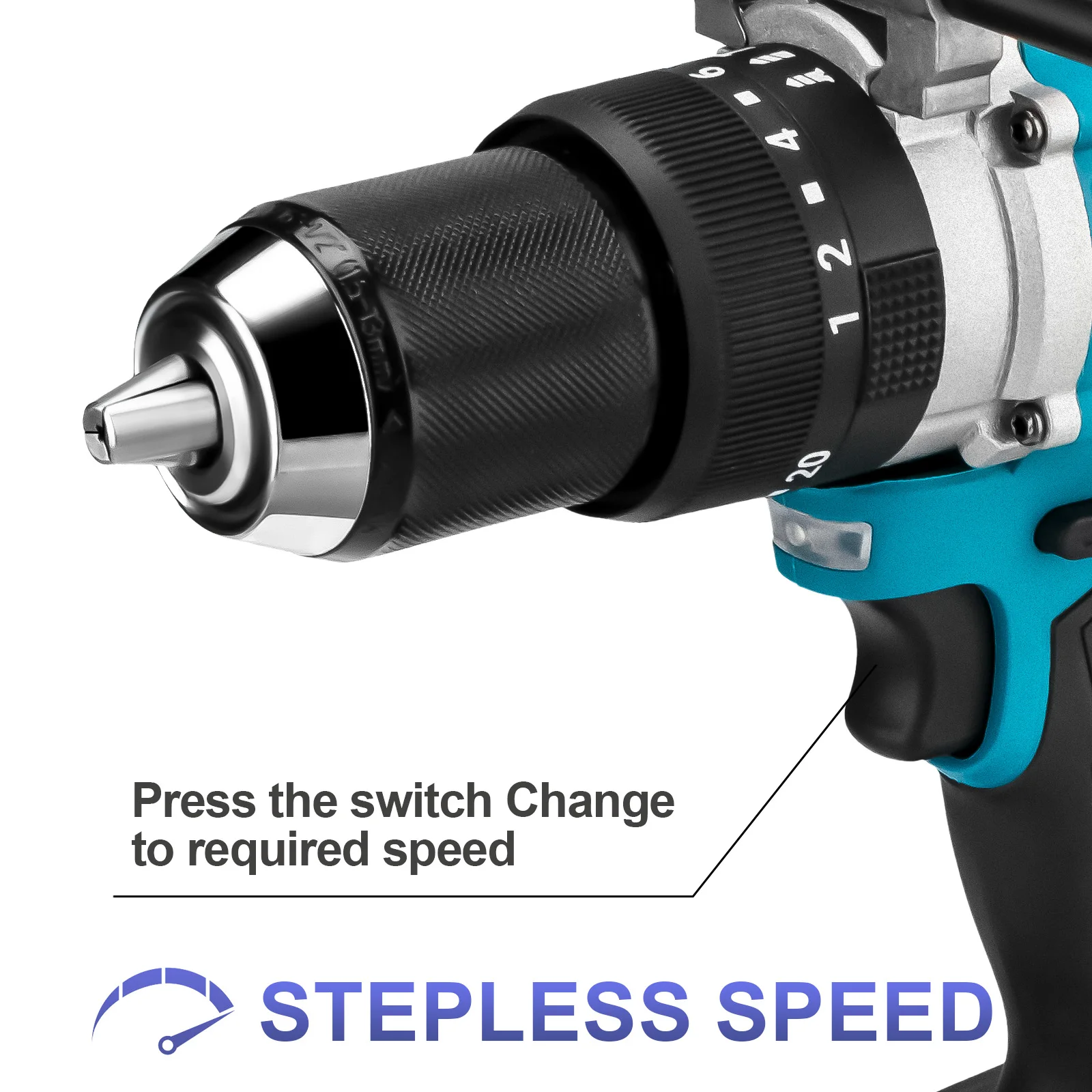 650NM 13 MILLIMETRI Trapano Elettrico Brushless 20 + 3 Coppia Cordless Trapano a percussione Martello Cacciavite Elettrico Per Makita 18 V Batteria Spille