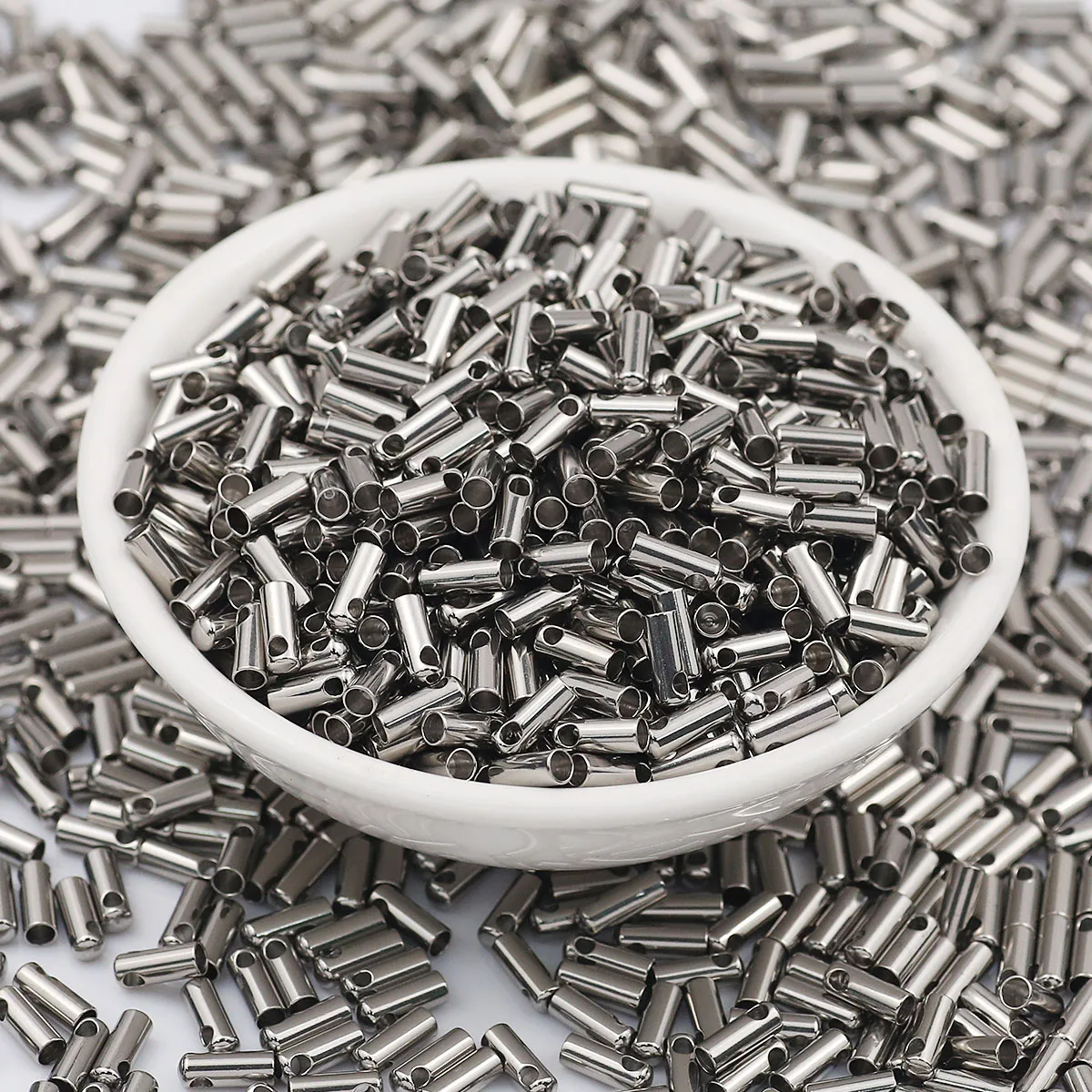 

1.2mm-2.3mm Stainless Steel Clasps Hooks Cords End Caps Cord For Jewelry Making Bracelet Necklace DIY Jewelry Findings Wholesale