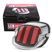 Luz trasera de freno Led para motocicleta Harley Sportster Dyna Fat Boy FLSTF tren nocturno FXSTB Softail FL Touring Road King Street El