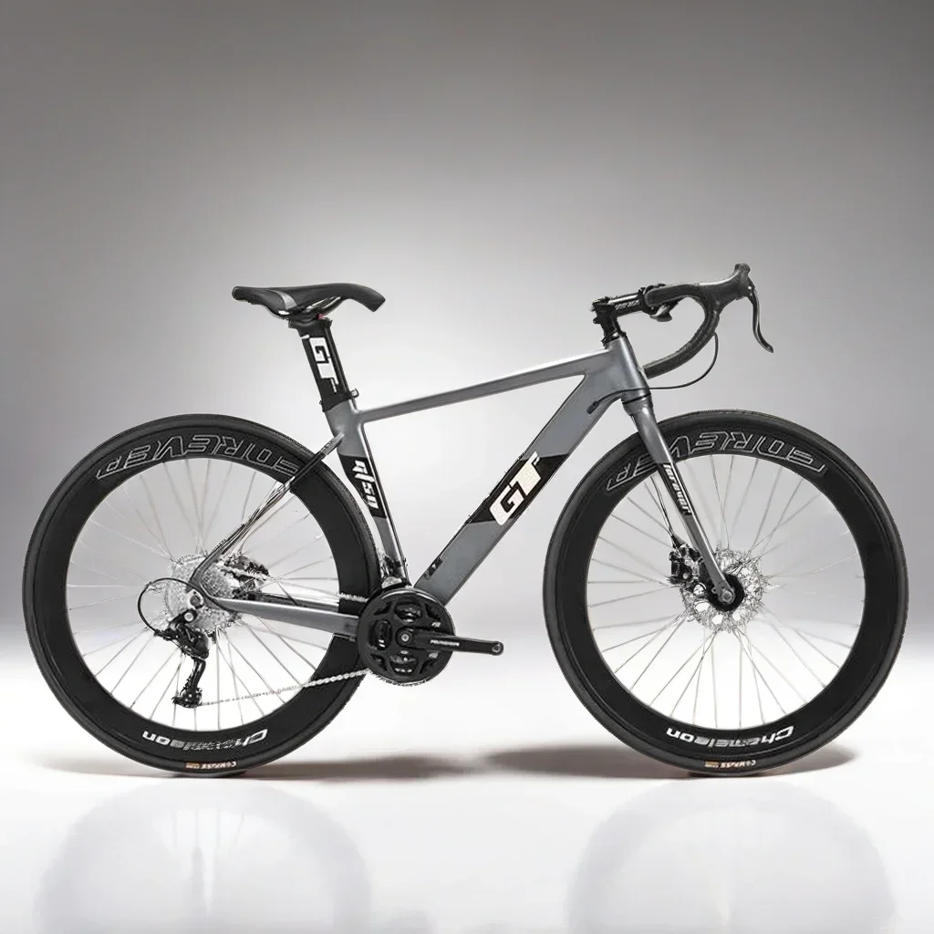 

700C Curved Bar Road Bike 27 Speed Group Gravel Bicicleta Aluminum Alloy Ultra-Light Breaking Road Racing Bicycle Aldult