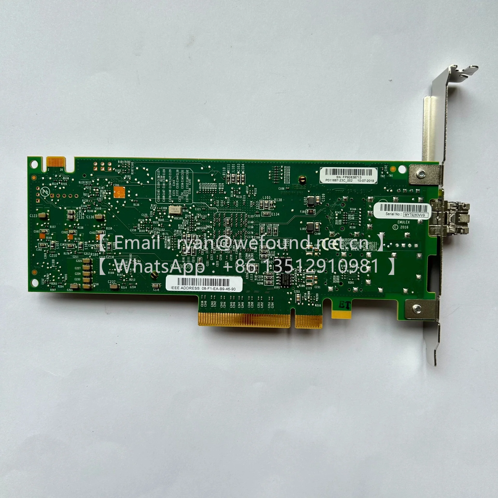 SN1200E 16Gb Single Port Fibre Channel Host Bus Adapter , 870001-001 Q0L13A 1P FC HBA