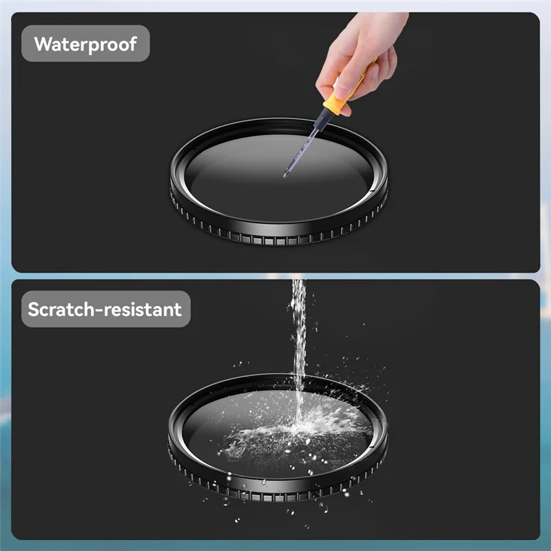 

67Mm ND2-ND32 Filter Universal Phone Clip With Threaded Adapter Ring Cold Shoe For Iphone 16 15 Galaxy S24 DSLR