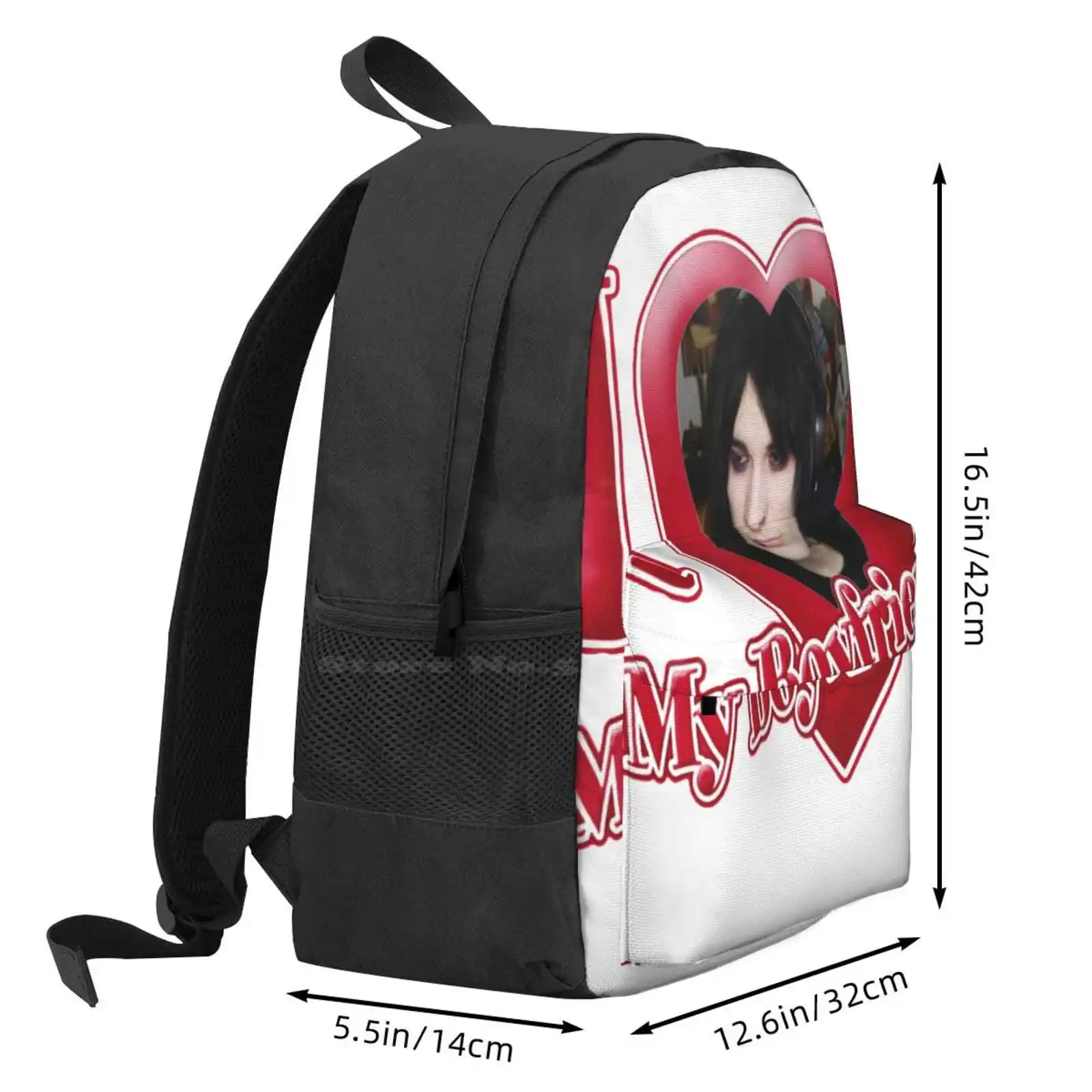 Johnnie Guilbert Is My Boyfriend Hot Sale Schoolbag Backpack Fashion Bags Johnnie Guilbert Emo Thug Pug Jake Webber