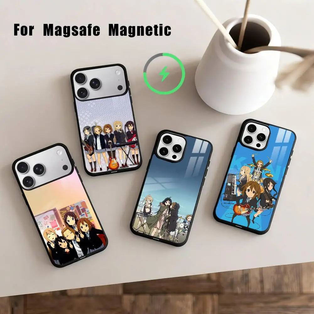

Чехол для телефона K-K-ON M-Music G-Girls для iPhone 17, 16, 15, 14, 13, 12, 11 Plus, Pro Max, магнитный, для беспроводной зарядки Magsafe