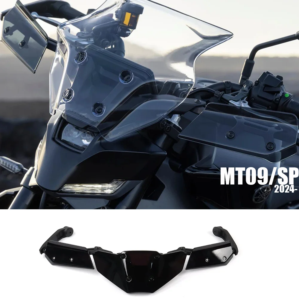 

For YAMAHA MT 09 MT-09 SP 2024 Knuckle Deflector Handguards Bar end base Middle Screen Multi Mount Base stable