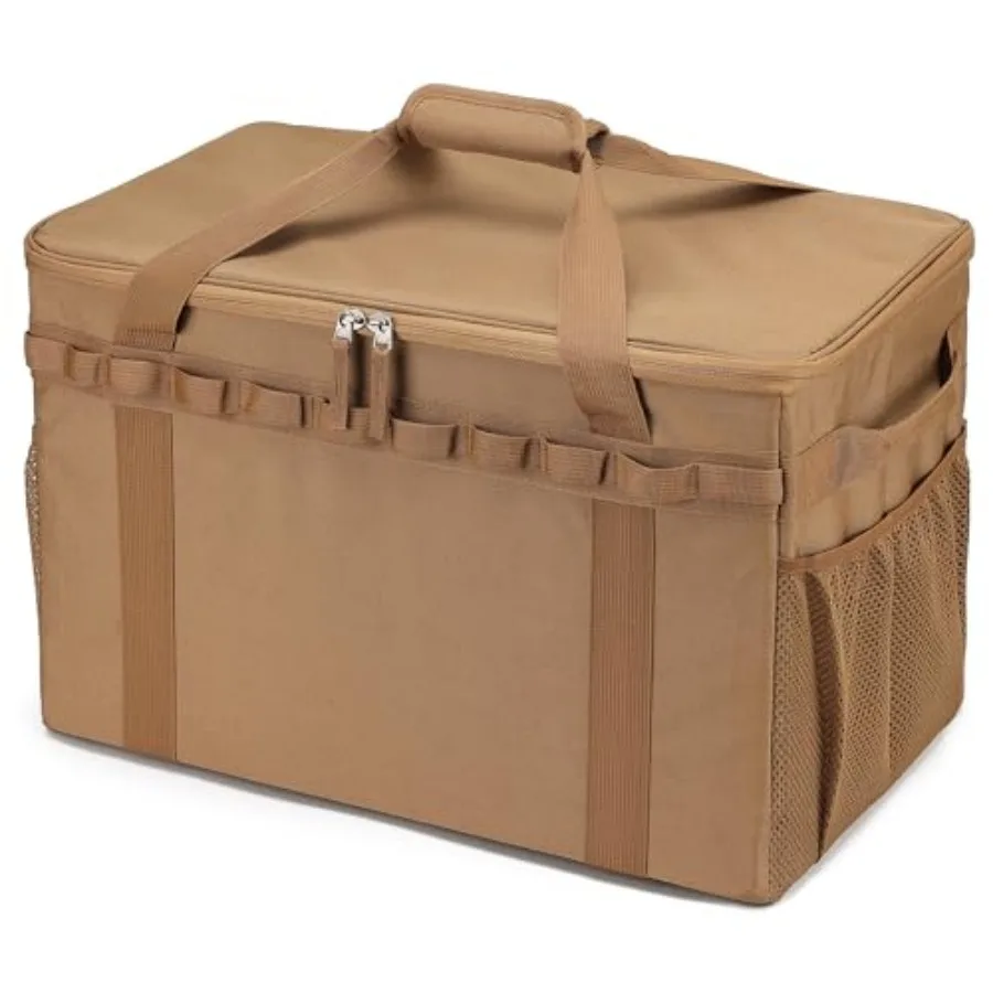 

Tactical Camping Storage Bag - 46L Utility Tote Bag Trunk Organizer
