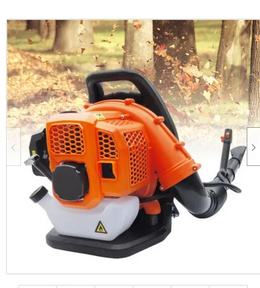 

EB808A Snow Blower 42.7CC Hexagonal Leaf Vacuum 2 Stroke Leaf Gasoline Backpack Blower 1.25KW Power High Vacuum Fan