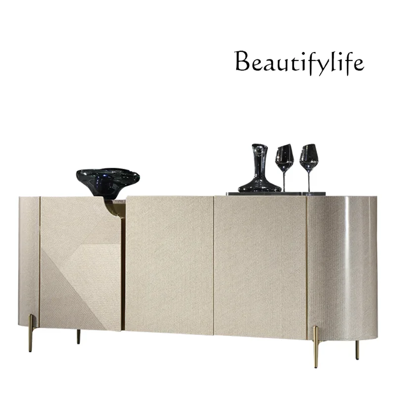 

Minimalist Light Luxury Door Cabinet Modern Simple Italian Side Cabinet Living Room Door Locker Home Decoration Cabinet X