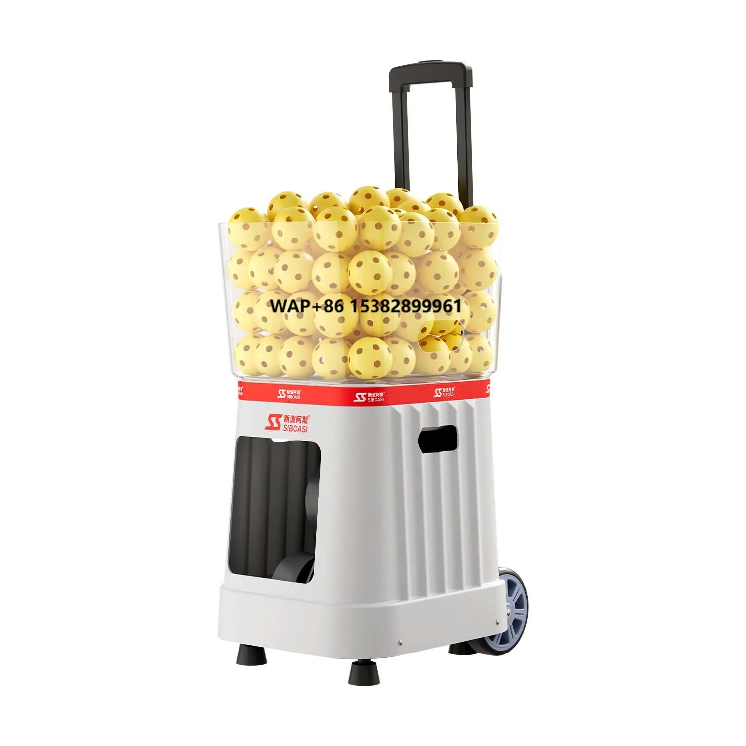 Intelligent Portable Pickleball Sports Equipment Automatic Ball Launcher Voice Control Professional Indoor Outdoor Solo Practice