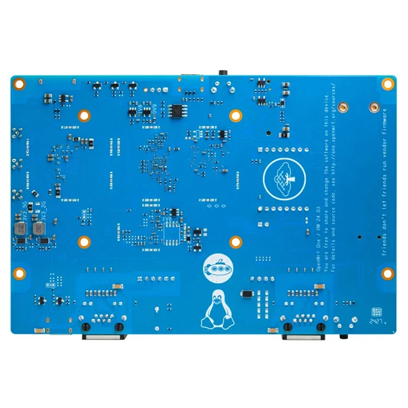 

For Banana Pi Openwrt One Router Mediatek MT7981B 1GB DDR4 Wifi6 Gigabit Ethernet RJ45 Open Source Smart Router Board-A25R