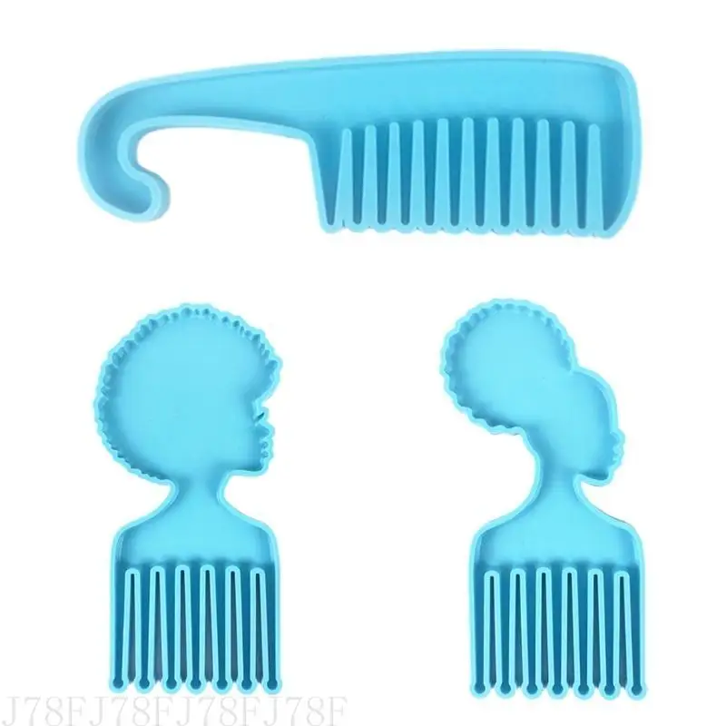 

J78F DIY Decorations Comb Casting Tools DIY Comb Epoxy Resin Mold Handicrafts Ornaments Silicone Mould Handcrafts Resin Mold