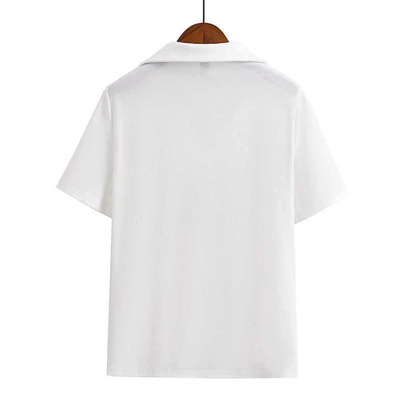 POLO de talla grande L-4XL para mujer, camiseta de manga corta con estampado de letras Y2K, camisetas de moda para mujer, ropa informal 2023, envío gratis