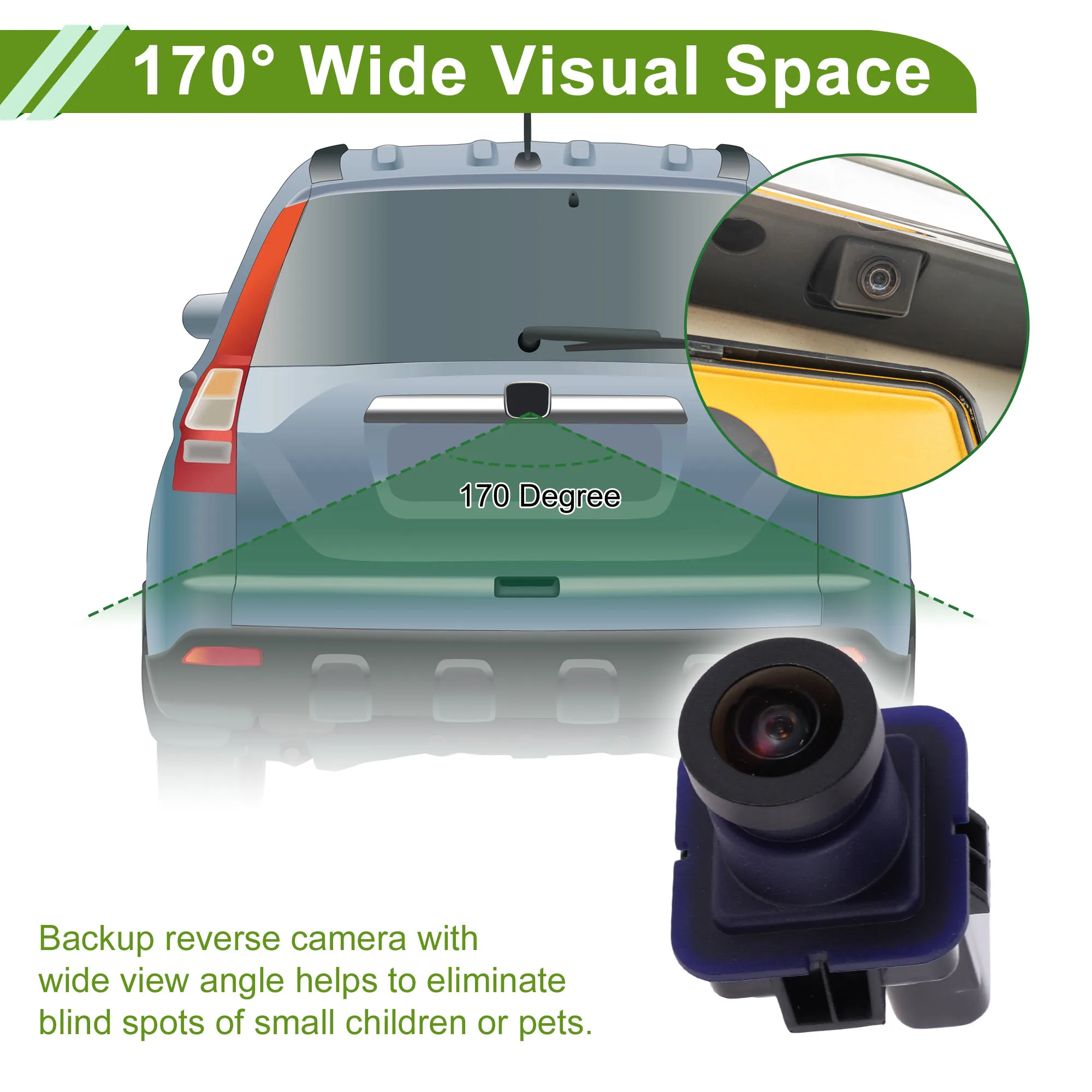 

Автомобильная камера UXCELL, резервная камера заднего вида, номер EJ7Z-19G490-A