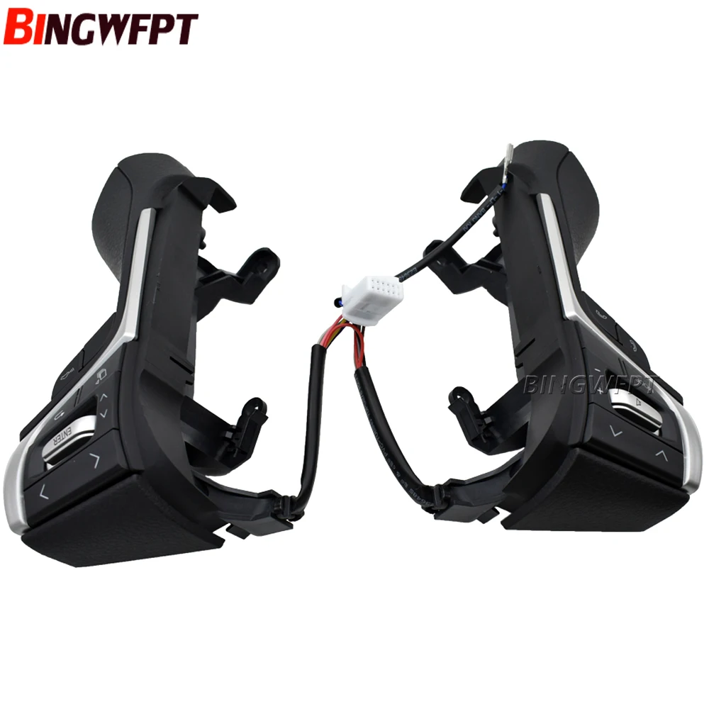 Steering Wheel Control Button Multifunction Steering Pad Switch Assy For TOYOTA LAND CRUISER 200 FJ200 LC200 2016-2018