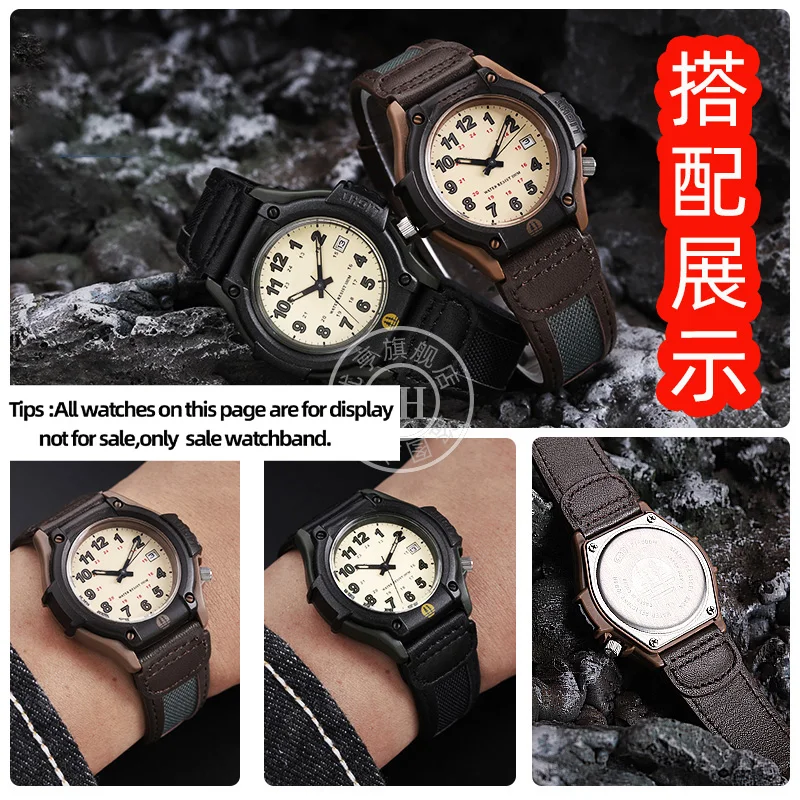 Black Brown Leather Watch Band For Casio FT-500WC-3B/5B/1B watch strap Convex joint 19MM Watch Bracelet