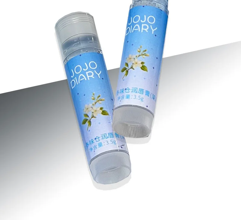 Jasmine Flower Hydrating Lip Balm Coconut Grape Apple Fruity Fresh Moisturizing Cream Anti Dryness Nourish Lip Care Jelly Gel