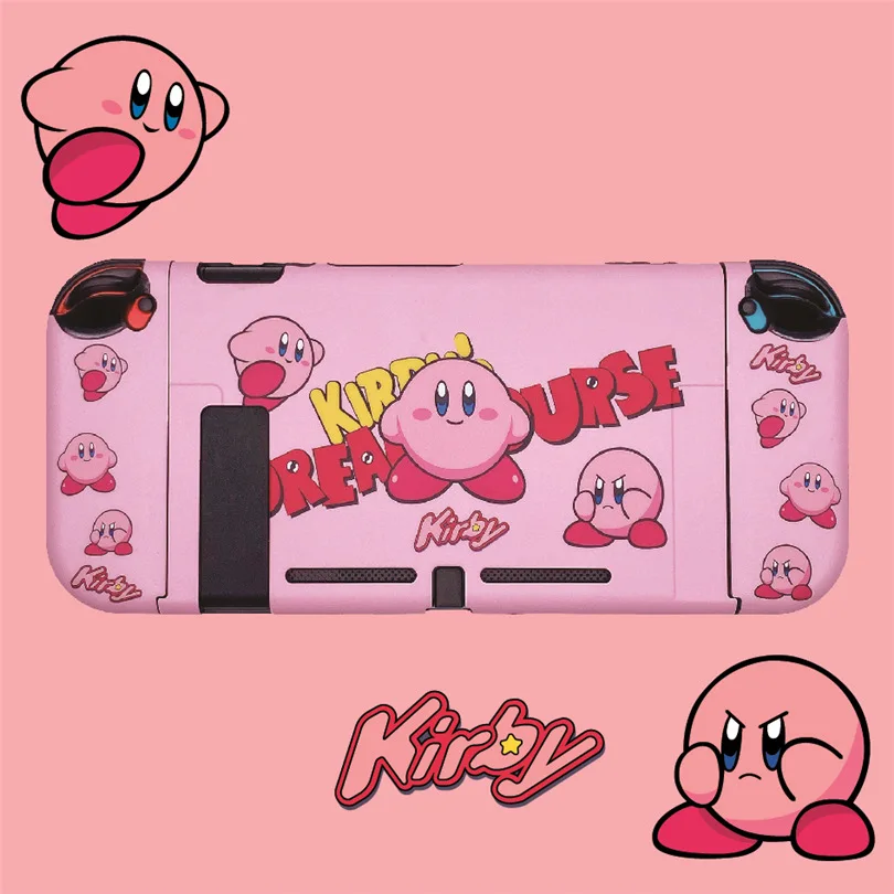 Cartoon Kawaii Star Kirby Waddle Dee IMD Soft Protective Case for Nintendo Switch Game Console Controller NS Gaming Accessories