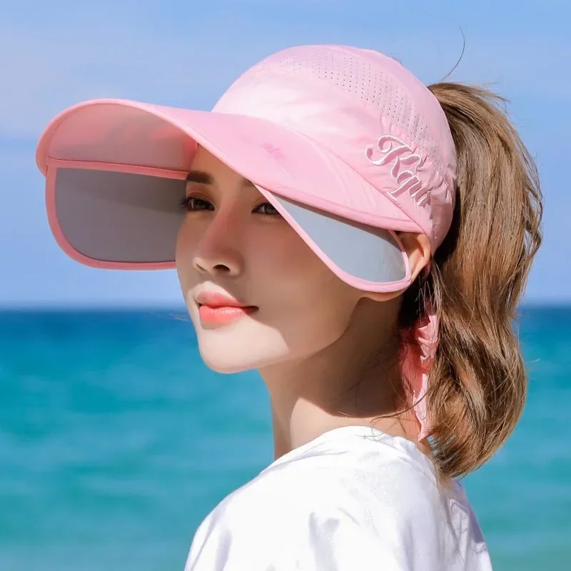 

Summer Visor Sunhat for Men Women Girl's Unisex Cap Adjustable Adult Outdoor Sun Shade Outdoor Protective Sun Hat