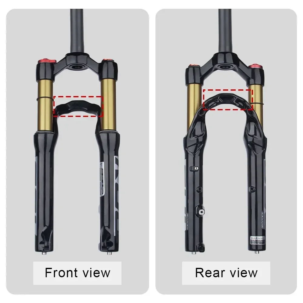 Bolany Air Suspension 24/20 Inch Mtb Fork Qr/Thru Axle Mtb Rear Shock Absorber Bicycle Front Forks For Student‘s Kids Bike