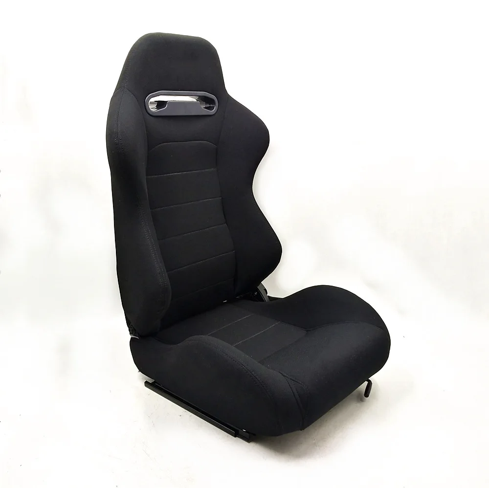 LMM custom racing chair black pineapple cloth with slide rail adjustable modified car seat