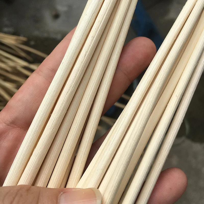 2-12mm Diameter 500g Natural Real Indonesian Rattan Raw Materials Round Cane Core for Chair Basket Furniture Weaving Repairing