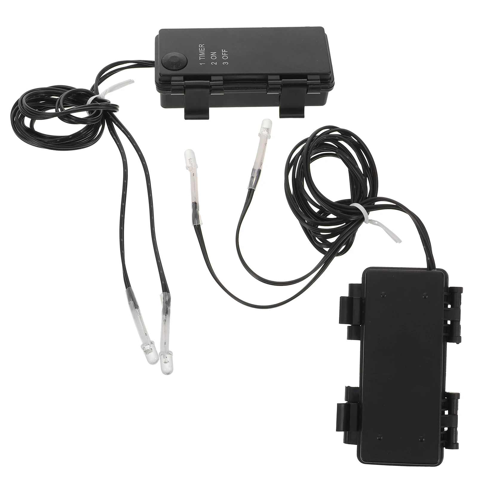 

2Pcs LED Glowing Brightness Waterproof Light Up Eyes for Masks Pumpkins Tombstones Halloween Decor Outdoor