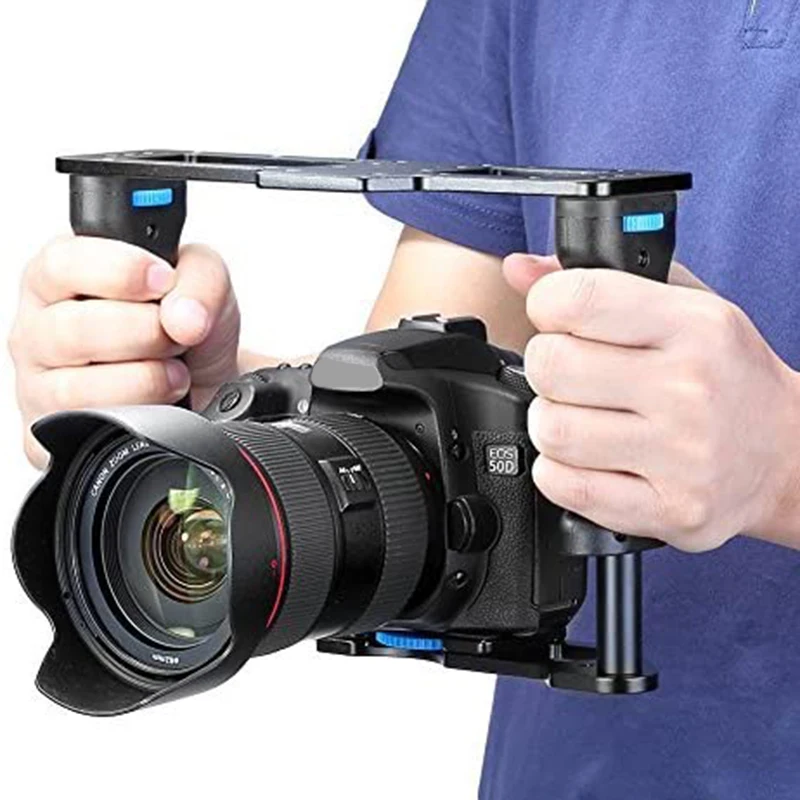 Film in lega di alluminio Movie Making Camera Video Cage per fotocamere DSLR come Canon 5D Mark II III 700D ,Nikon D7200