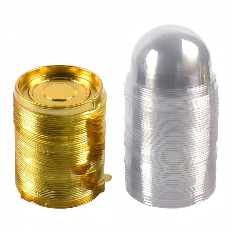 50pcs plastic cake boxes, party supplies gift packaging boxes, used for weddings, birthdays, desserts, baking decorations