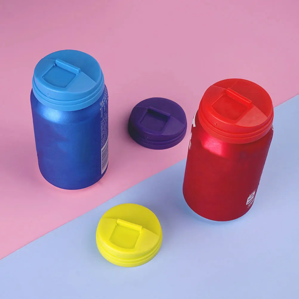 

3 Pcs Can Lids Soda Sealer Covers PP Dustproof Leakproof Portable Reusable Beverages Accessoriesdrink lid soda lids can