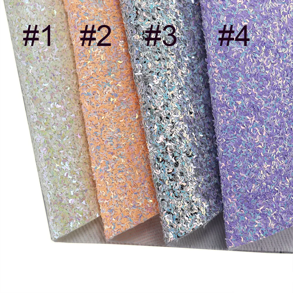 30x134cm Roll Shiny Arrowhead Chunky Glitter Fabric With Twill Backing Faux Leather For Earring Decoration Bows Sewing DIY AY327