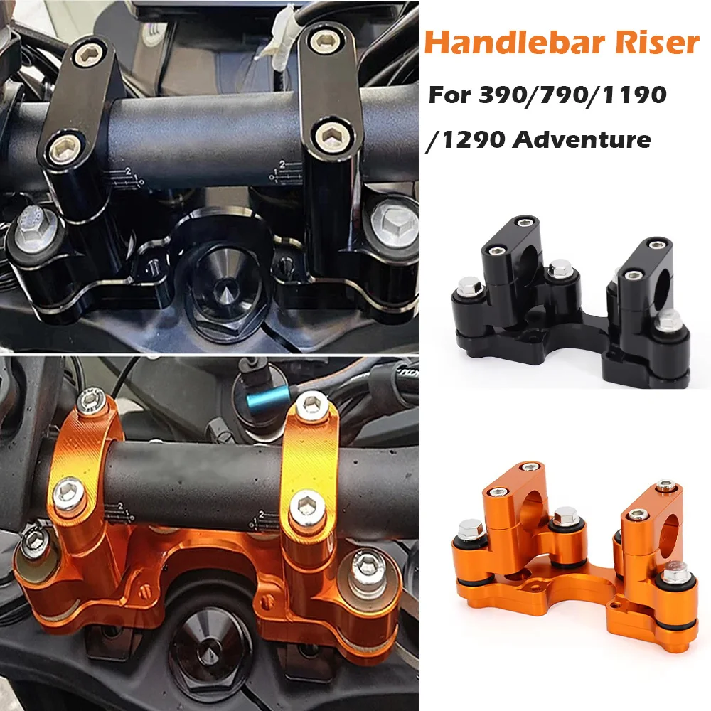 

Motorcycle For 790 Adventure 390 Adventure 1290 / 1190 adv Accessories Steering Damper Mount Handlebar Riser Kit 2019 2020 2021