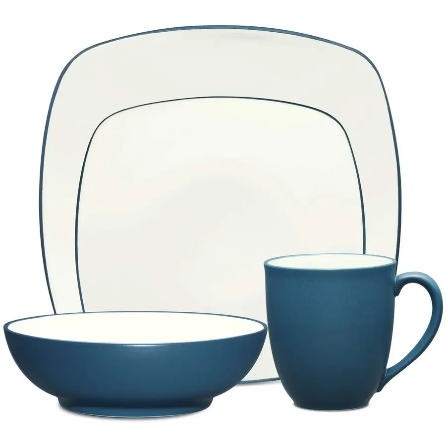 

Colorwave Blue 4Piece Square Place Setting, Service for 1