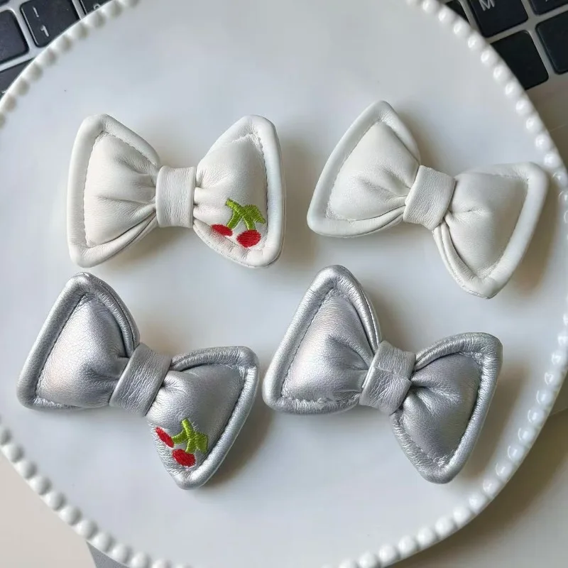 

5pcs Fashionable Bow Decoration Doll Cartoon DIY Handmade Hair Clip Hair Accessory Headwear Clothing Women Accessories Wholesale