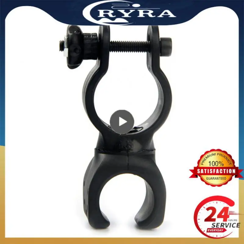 Bike Cycling Light Front Stand Mounts Bracket Clamp Lamp Holder 360Degree Rotation Headlight Clip Accessories