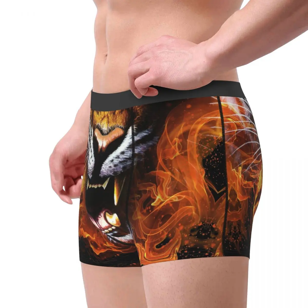 Custom Tiger Muay Thai For Life Boxer Shorts For Homme Thailand Boxing Fight Underwear Panties Briefs Breathable Underpants