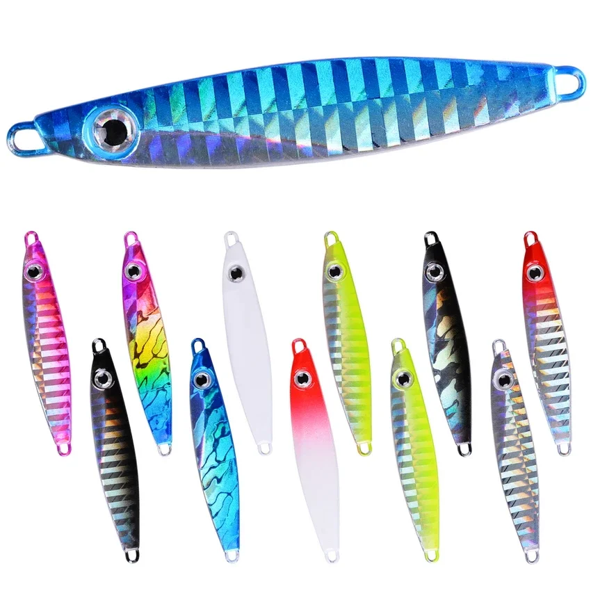 Lead VIB Fishing 7g 12g 17g 22g 30g 40g Light Lures Metal Jig Spoon Winter Fishing Good For Fishing Jigging Lure Hard Ice Bait