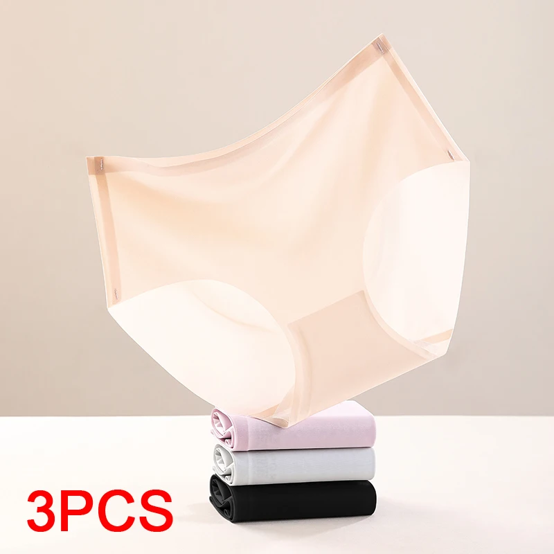 Sports Women's Panties Set Pack Fashion Underwear for Women Ice Silk Lingerie Sexy Briefs Lady Triangular Underpants Seamless