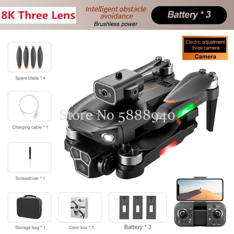 Variant: 8K Black 3Battery