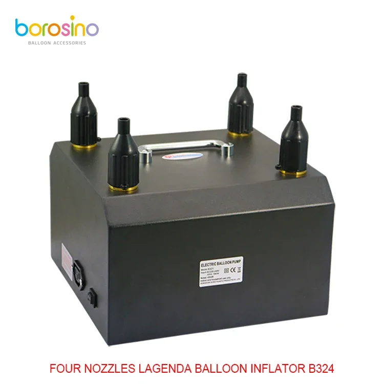 B324 Lagenda 1500W Wedding Decoration Foot Pedal Four Nozzles Electric Balloon Air Inflator