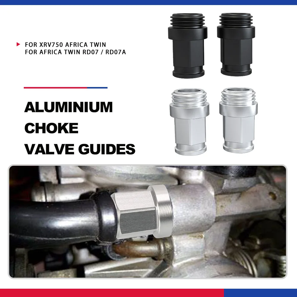 

For Honda XRV750 Africa Twin XRV 750 AFRICA TWIN RD07 RD07A 1993-2003 2002 2001 2000 Motorcycle CNC Aluminium Choke Valve Guides