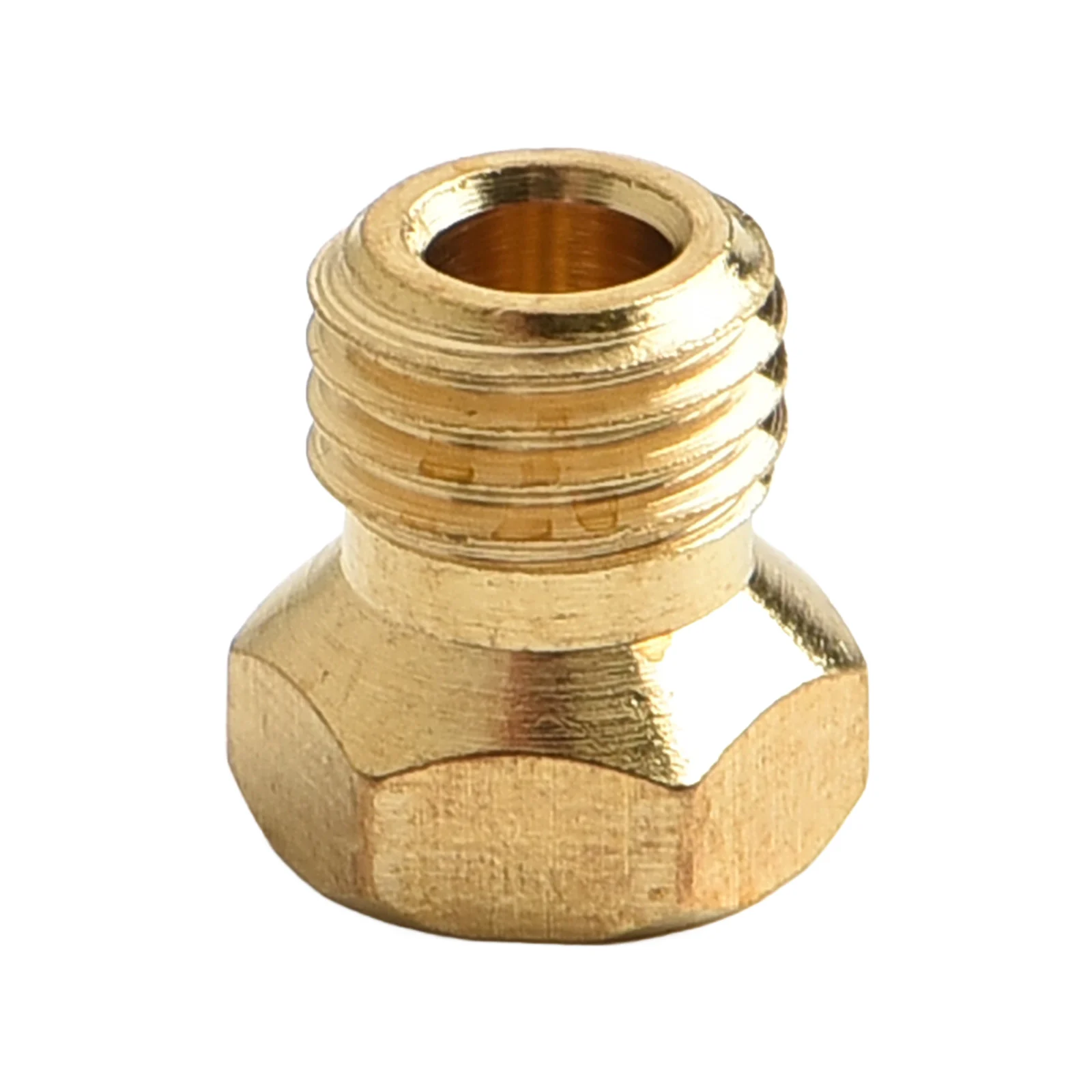 10pcs Brass Burner Nozzle For M6*0.75 0.85mm Hole For LPG Propane Gas Injector Conversion Kit Water Heater Stove Replacement