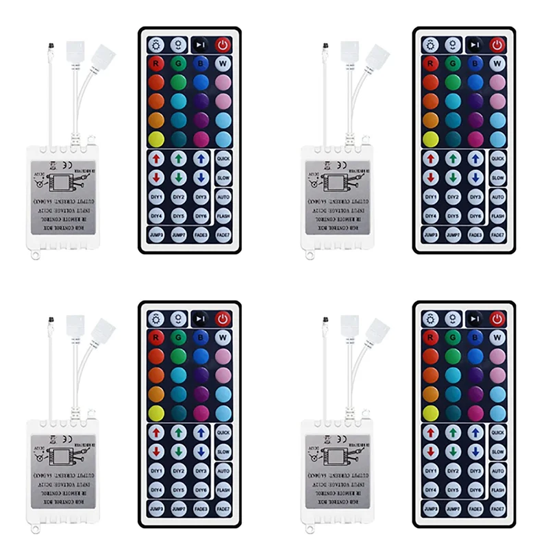AT29-4X LED 스트립 RGB 제어 상자(원격 44키 포함) RGB 제어 상자 44키