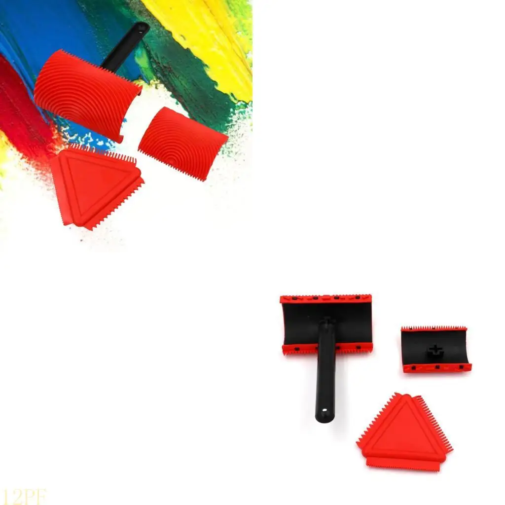 

12PF Painting Roller With Grains Finish And Comfortable Grip Handle For Extended Use