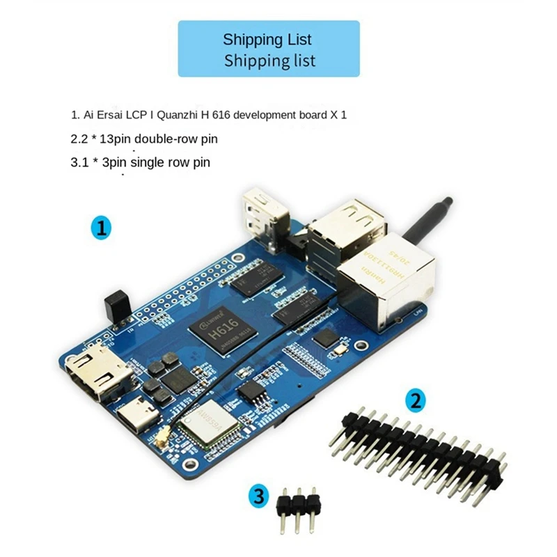 

LCPI H616 Development Board Programming Development Board DDP3 Development Board DDP3 64-Bit Quad-Core Processor Linux/Android