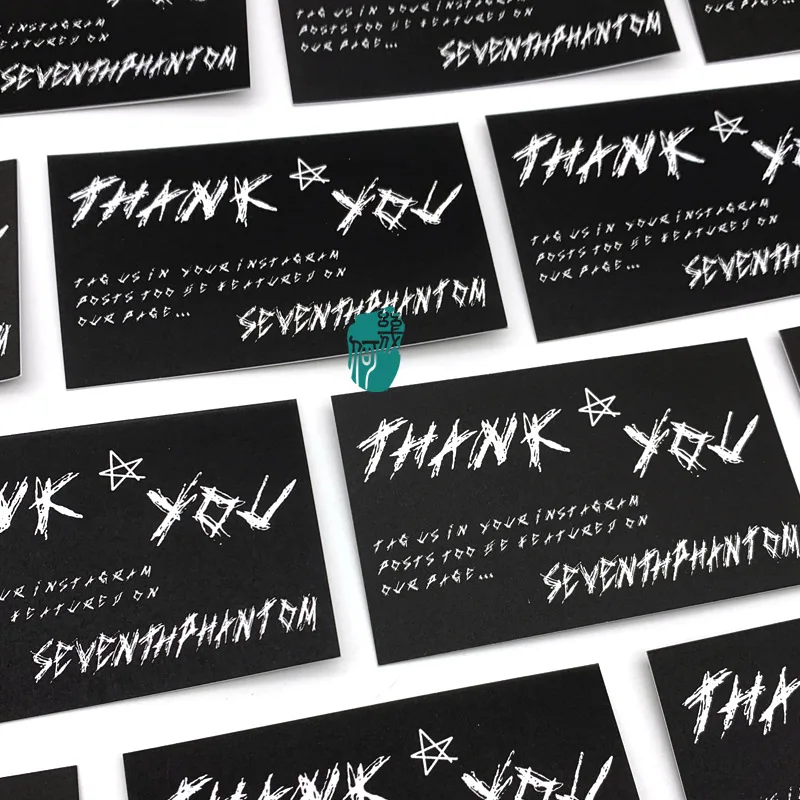 Customized Personalized Stamping Business Cards Design Black Embossed Printing Cards Custom Business Card Produc