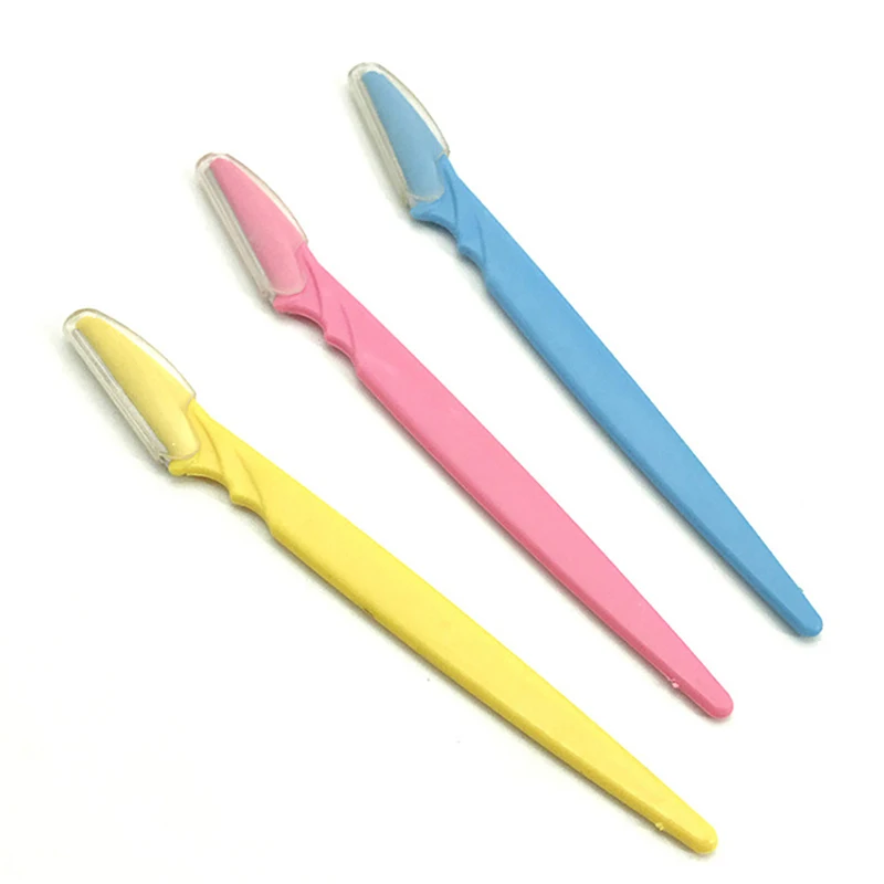 3Pcs/set Eyebrow Trimmer Makeup Kit Sharp Blade Eyebrow Shaver Cosmetic Tools For Women Girls Facial Face Eyebrow Razor Trimmers